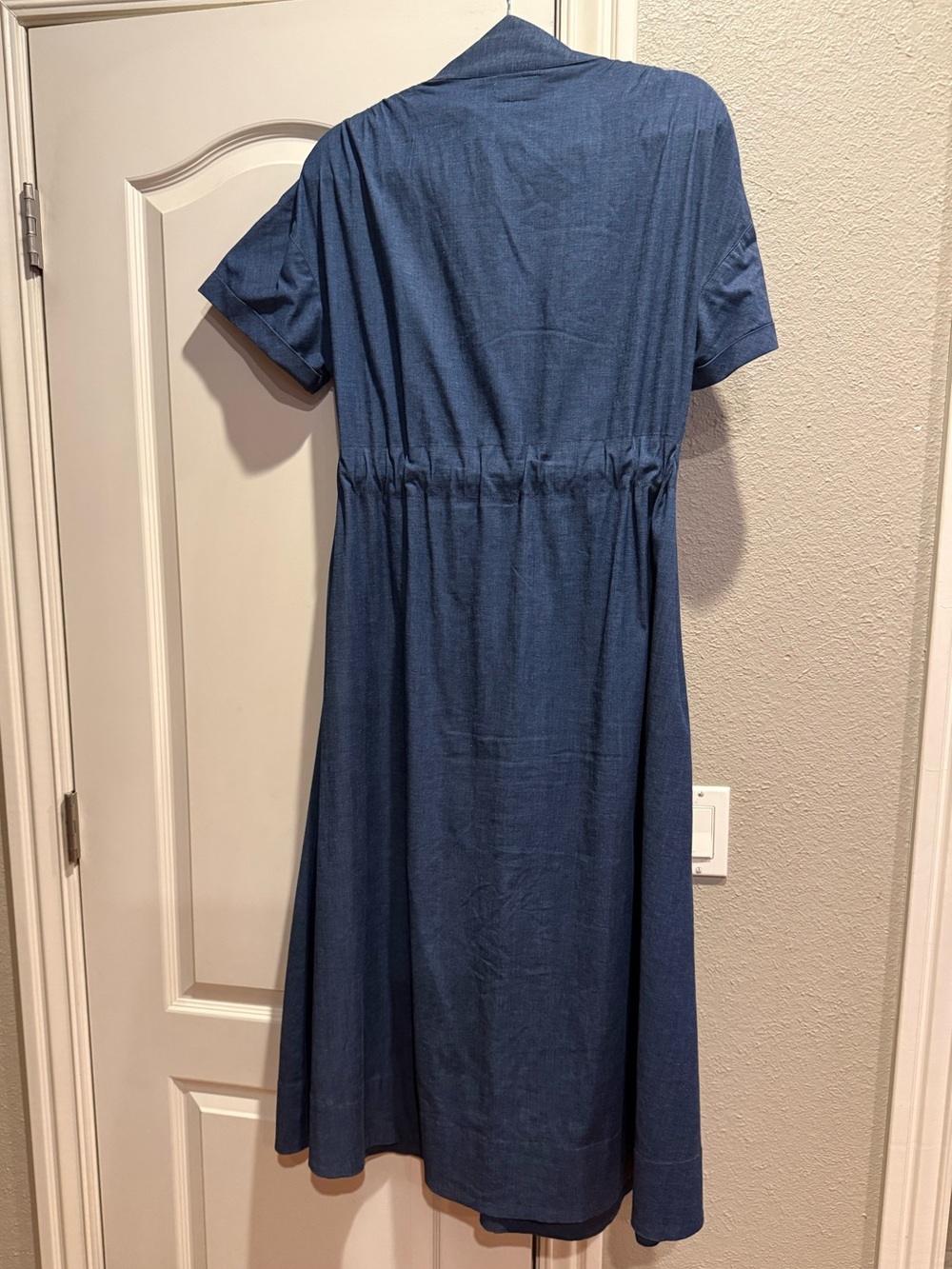 NWT Holly Shae Bria Cotton Denim Midi Dress - Picture 4 of 4